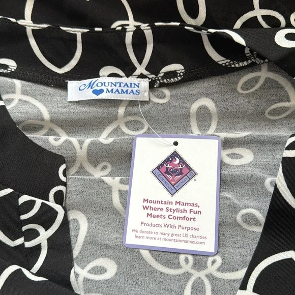 Black / White Knit Tunic XXL - Picture 5 of 6